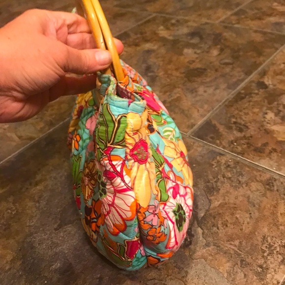 Vera Bradley quilted floral bag - Picture 4 of 8